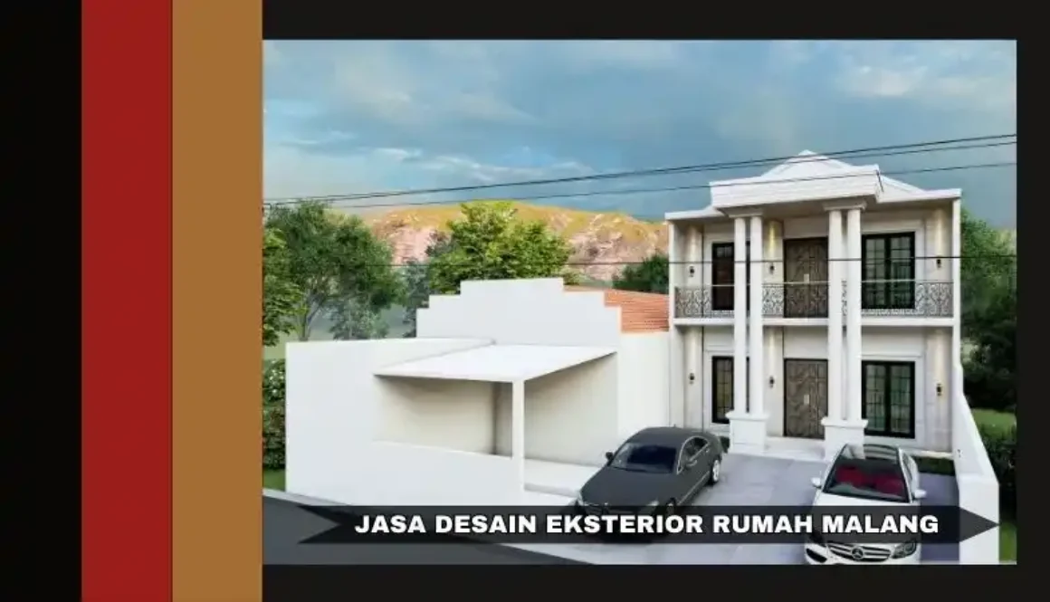 Jasa Desain Eksterior Rumah Malang