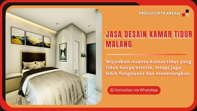 jasa desain kamar tidur malang