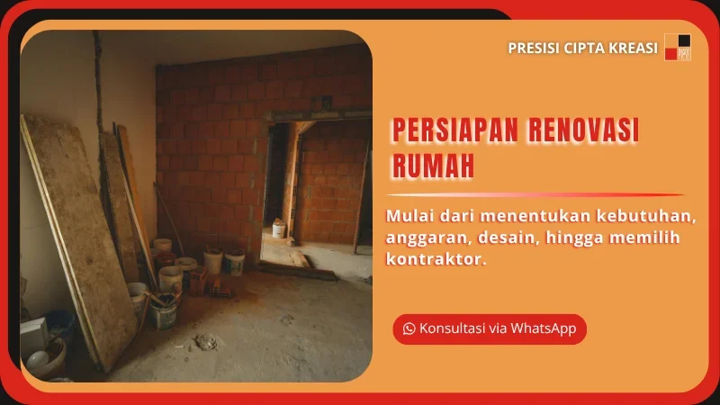 Persiapan Renovasi Rumah