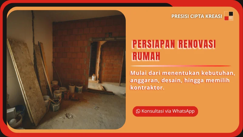 Persiapan Renovasi Rumah