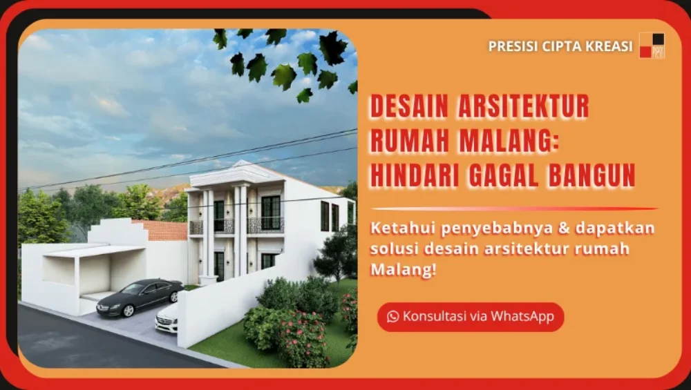 Desain Arsitektur Rumah Malang Hindari Gagal Bangun