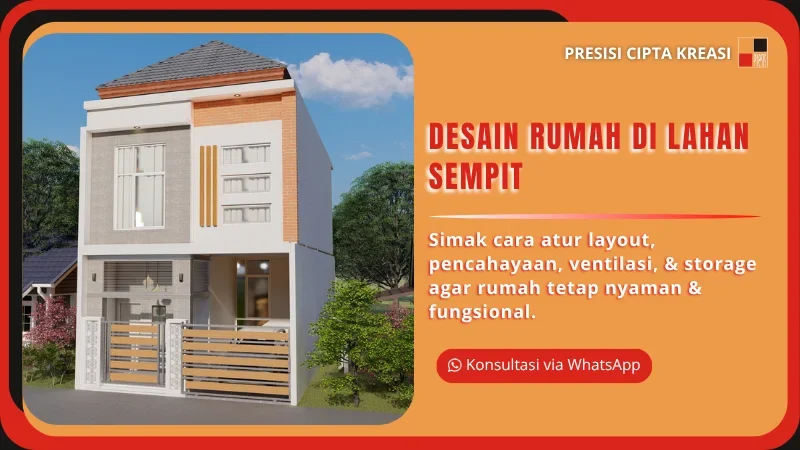 Desain Rumah di Lahan Sempit