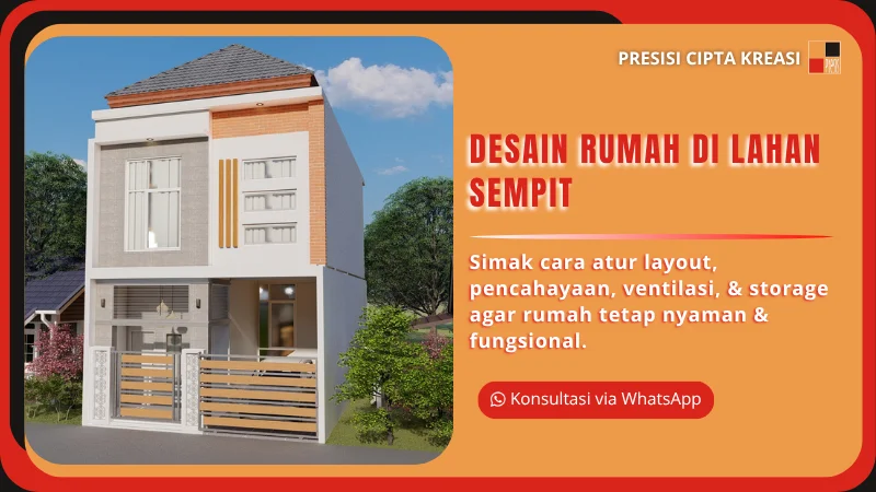 Desain Rumah di Lahan Sempit