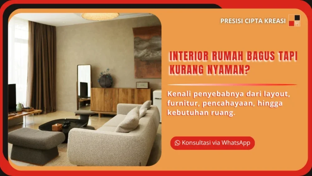 Interior Rumah Bagus tapi Kurang Nyaman