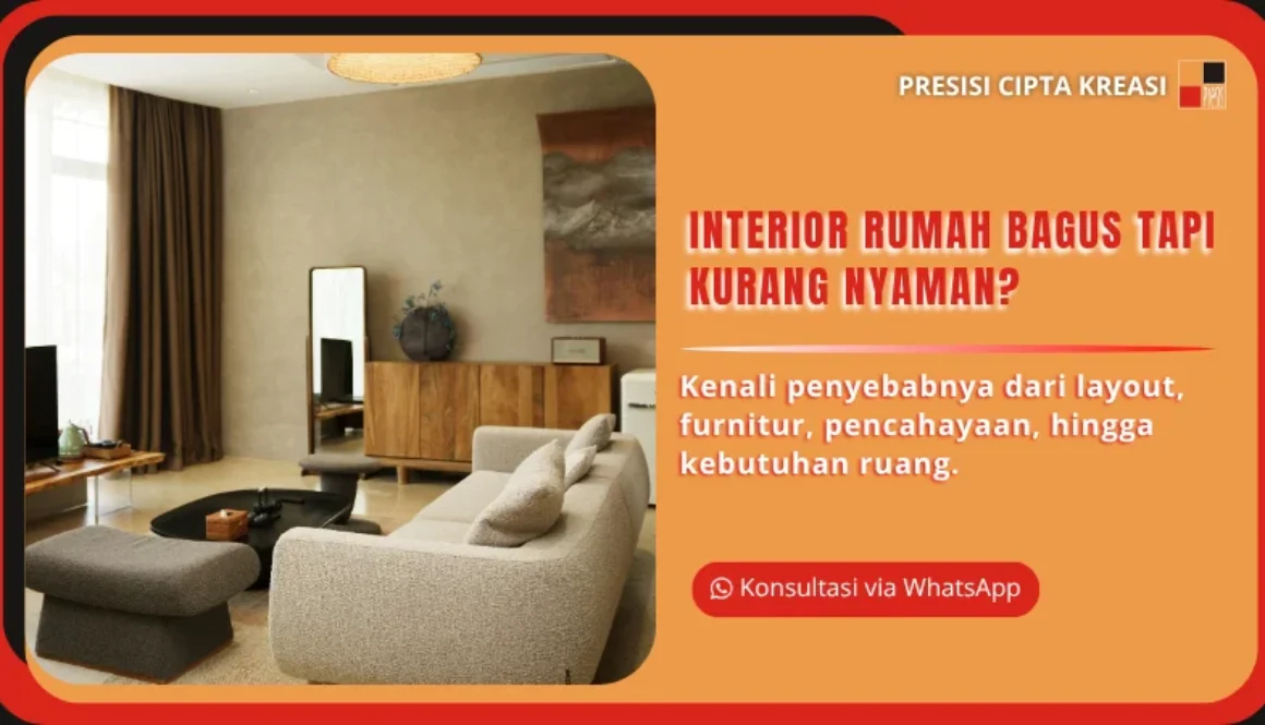 Interior Rumah Bagus tapi Kurang Nyaman