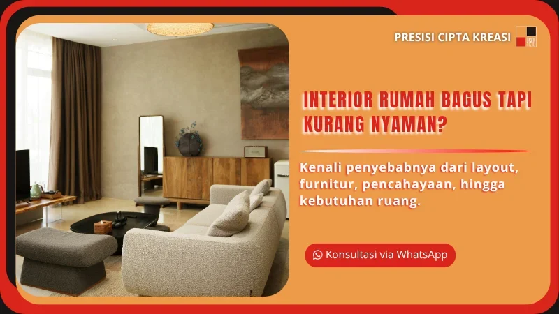 Interior Rumah Bagus tapi Kurang Nyaman